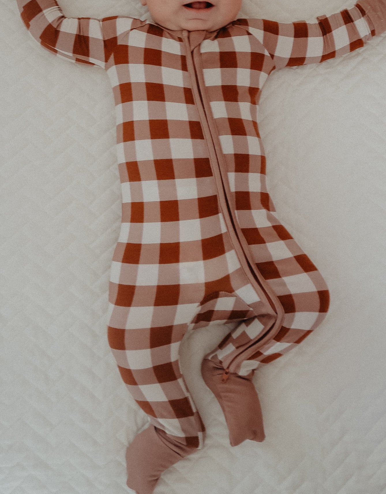 Spiced Gingham Romper