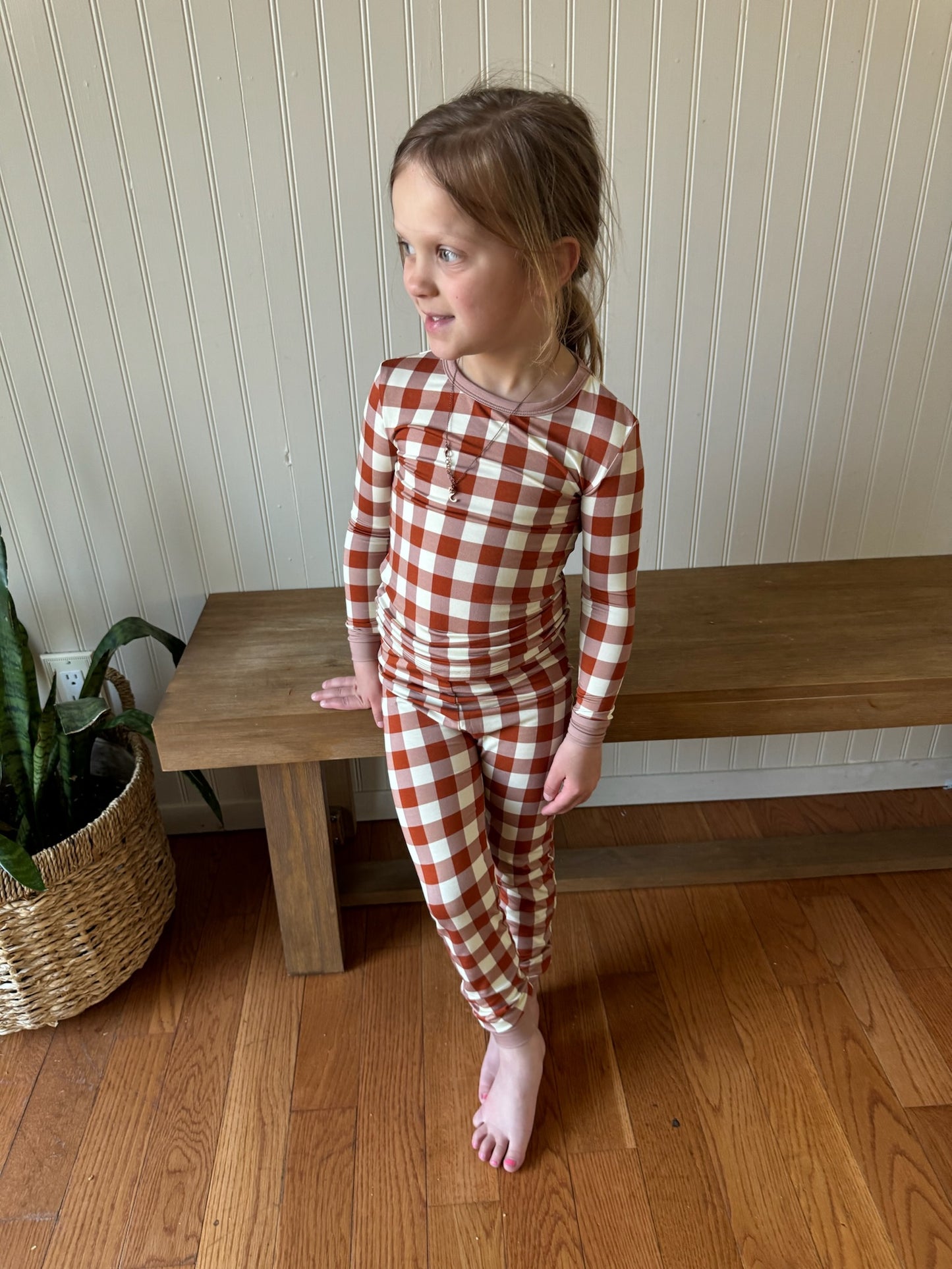 Spiced Gingham Set